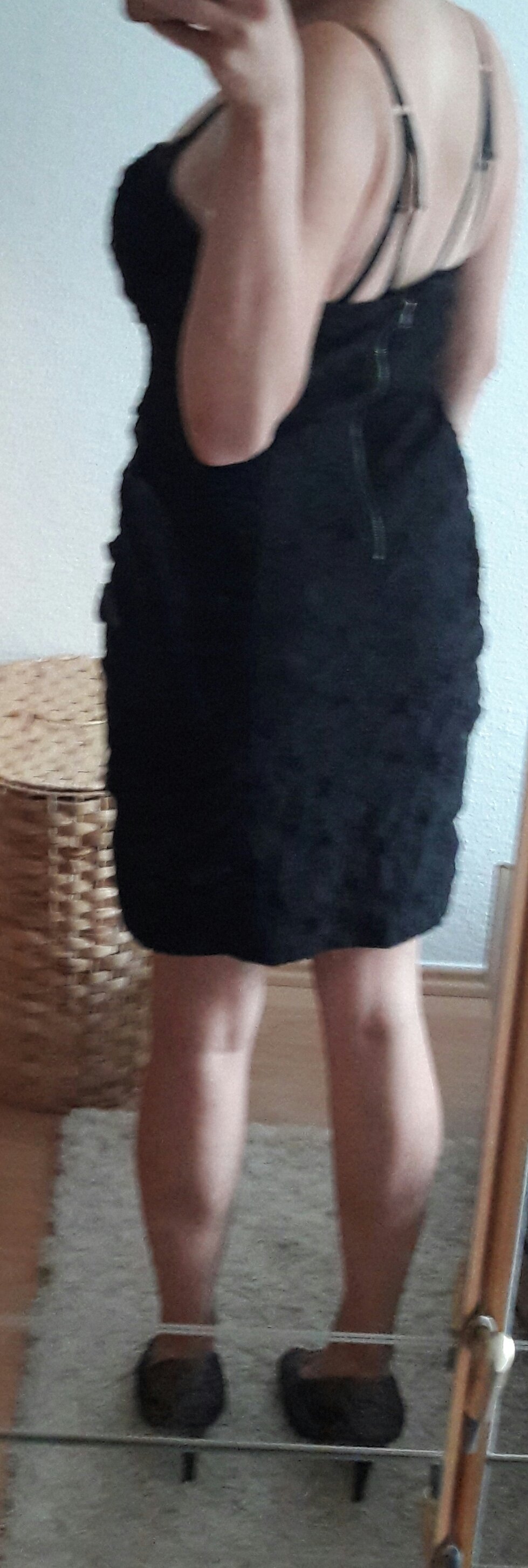Bandeaukleid florale Spitze